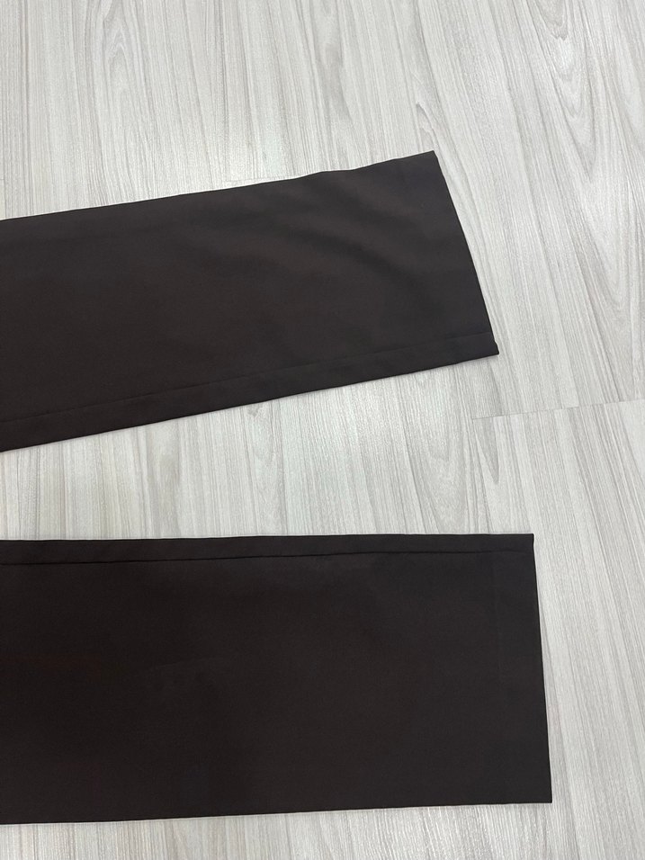 Kahverengi Kadın Kumaş Pantolon - Görsel 2