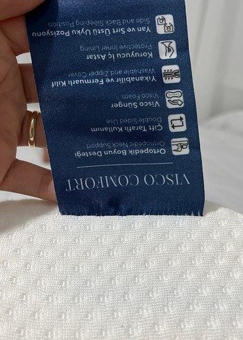 Beyaz Destekleyici Boyun Yastığı - Görsel 2