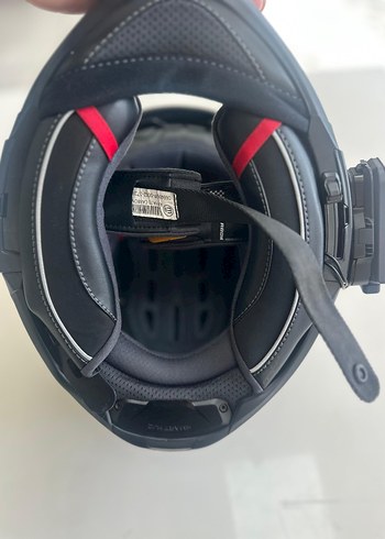 Siyah Baskılı HJC Motosiklet Kaskı - Görsel 6