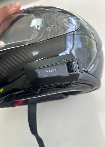 Siyah Baskılı HJC Motosiklet Kaskı - Görsel 7