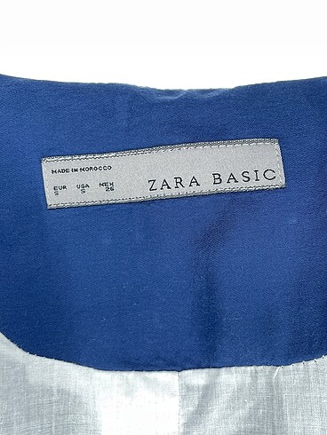 s Beden lacivert Renk Zara Blazer %70 İndirimli.