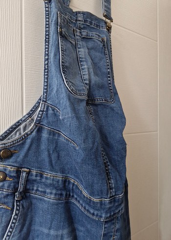 Hamile skiny Denim Tulum - Görsel 3