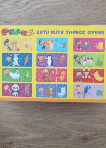 Pepee Pepee Kutu Kutu Yapboz Oyunu / 2 adet / 48 Parça