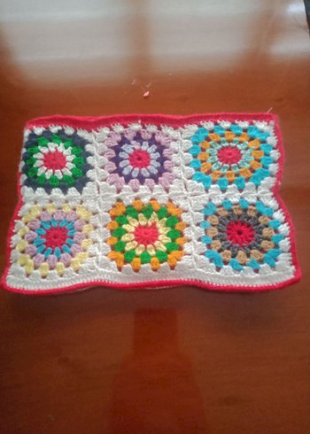 Renkli Nakışlı Çok Renkli portföy çanta - Görsel 2