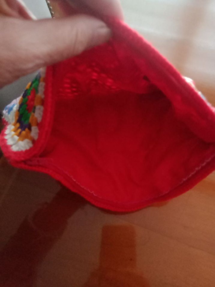 Renkli Nakışlı Çok Renkli portföy çanta - Görsel 5