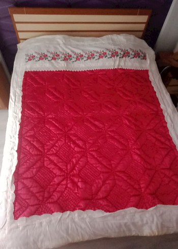 Pembe saten yorgan - Görsel 2