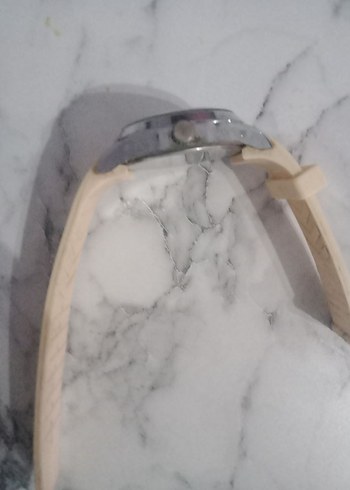 Bej Kayışlı Klasik erkek Saati - Görsel 4