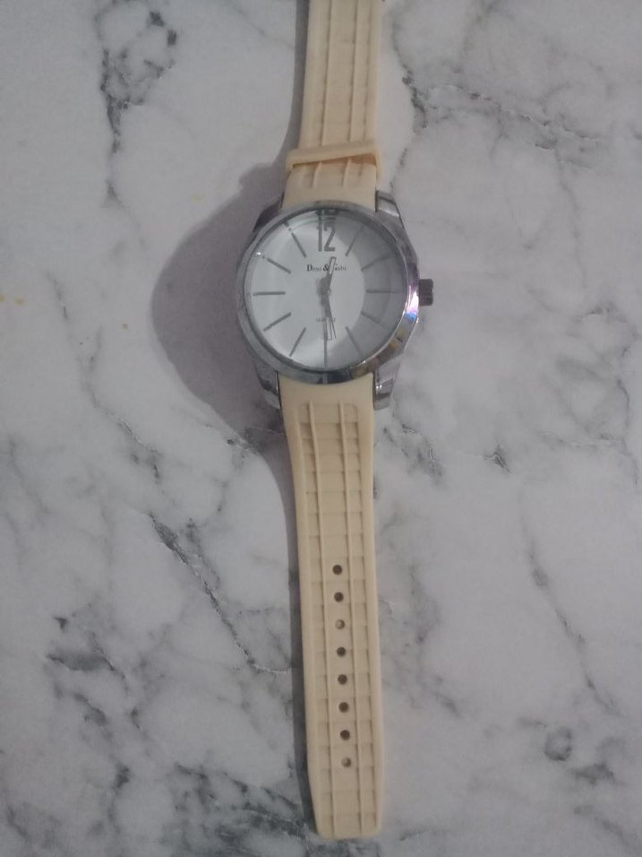 Bej Kayışlı Klasik erkek Saati - Görsel 5