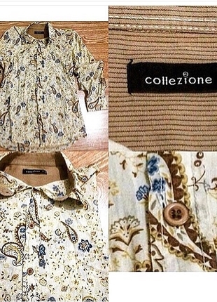 Collezione COLLEZİONE marka çiçekli sıfır gömlek