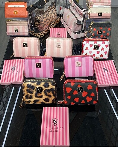 Victoria secret ithal cüzdan ve kartlıklar