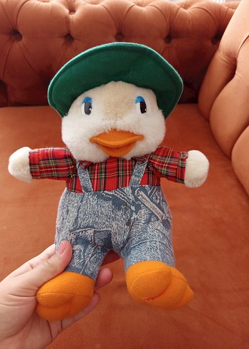 Renkli Şapkalı Peluş Ördek Oyuncak