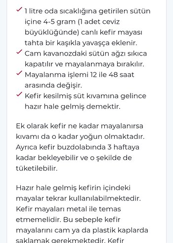 organik kefir mayası - Görsel 10