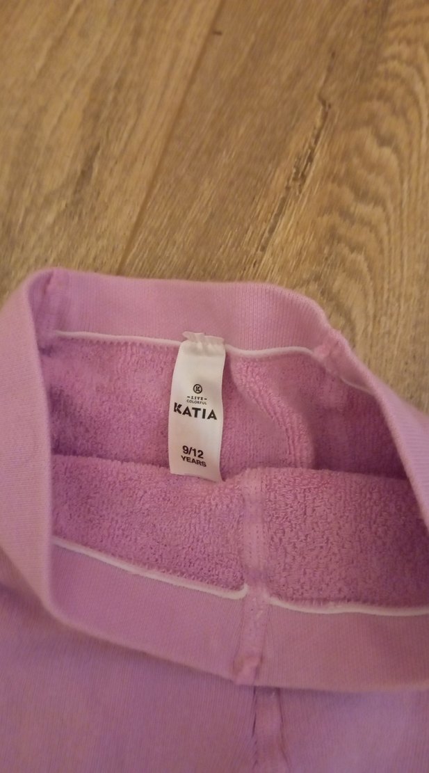 Kız Çocuk Pembe Triko Tayt - Görsel 2