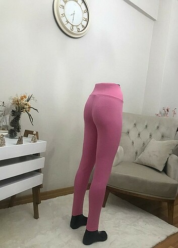 Diğer Fitilli Tayt Crop Takım