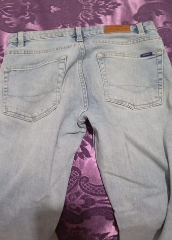 Gri Düğmeli erkek  Pantolon - Görsel 3