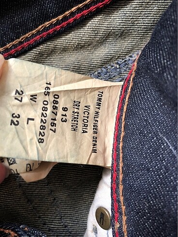 27 Beden Tommy hilfiger kot pantolon