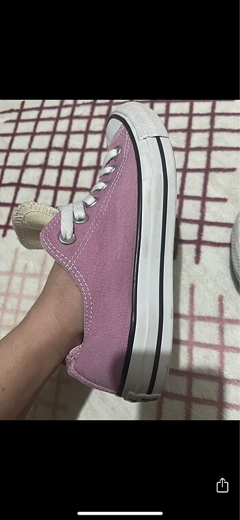 37,5 Beden pembe Renk Orijinal converse all star