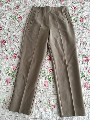 36 Beden camel Renk Zara flatolu pantolon
