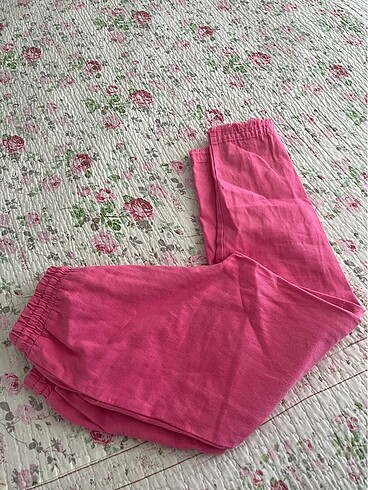 Paça püsküllü gabardin pantolon - Görsel 7