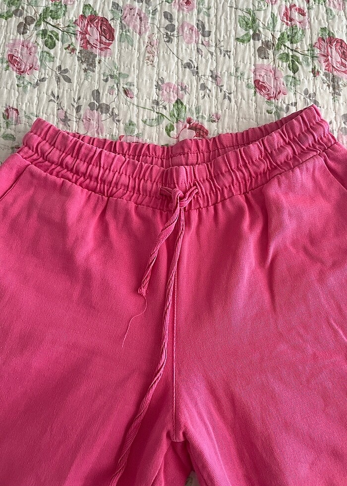 Paça püsküllü gabardin pantolon - Görsel 2