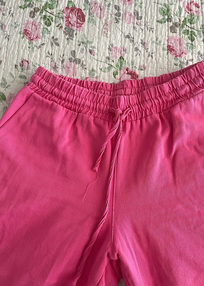 Paça püsküllü gabardin pantolon - Görsel 3