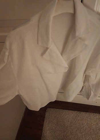 Kadın Beyaz zara Uzun Kollu Gömlek - Görsel 3