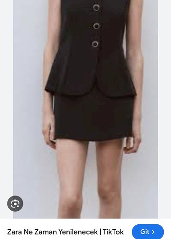 Düğmeli Siyah Kolsuz Mini Yelek tulum - Görsel 2
