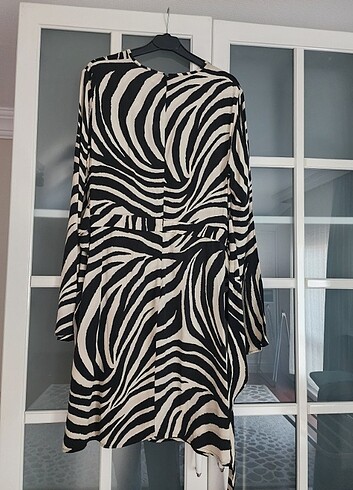 Mango zebra desen elbise  - Görsel 5