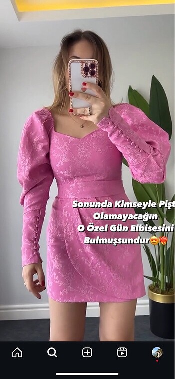 Pembe mini prenses elbisesi