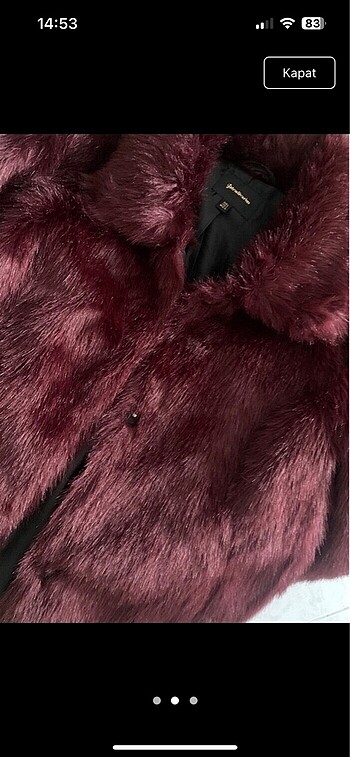 Stradivarius Bordo kürk