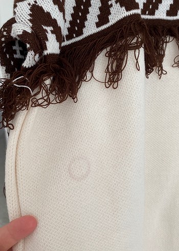 Bohem Desenli Örgü Kadın Takım - Görsel 2