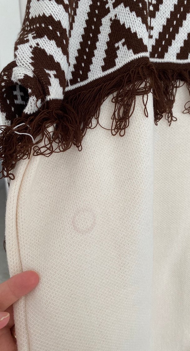 Bohem Desenli Örgü Kadın Takım - Görsel 2