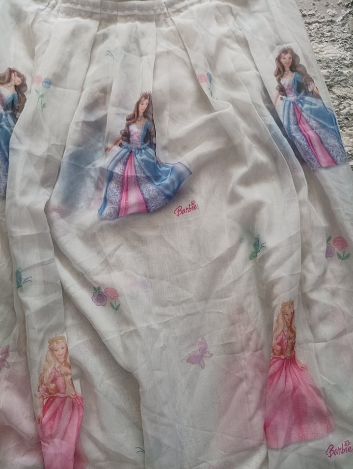 Bohem Tarz Uzun Beyaz Baskılı perde - Görsel 3