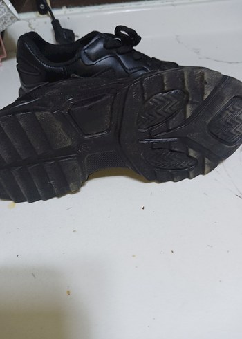 Diğer Siyah Bağcıklı Kadın Spor Ayakkabı