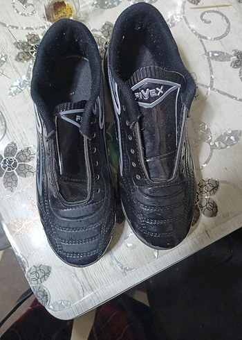 Erkek Siyah Yılan Desenli Futbol Ayakkabısı - Görsel 2