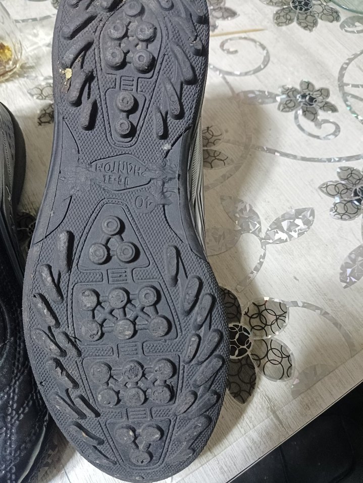 Erkek Siyah Yılan Desenli Futbol Ayakkabısı - Görsel 5