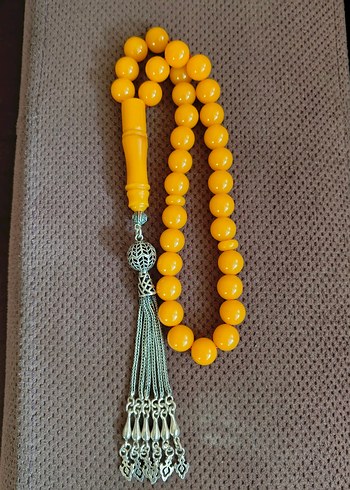 Sarı Vintage Erkek Tesbih - Görsel 2
