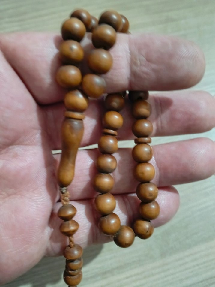 Erkek Siyah ve Kahverengi Tesbih Seti - Görsel 2