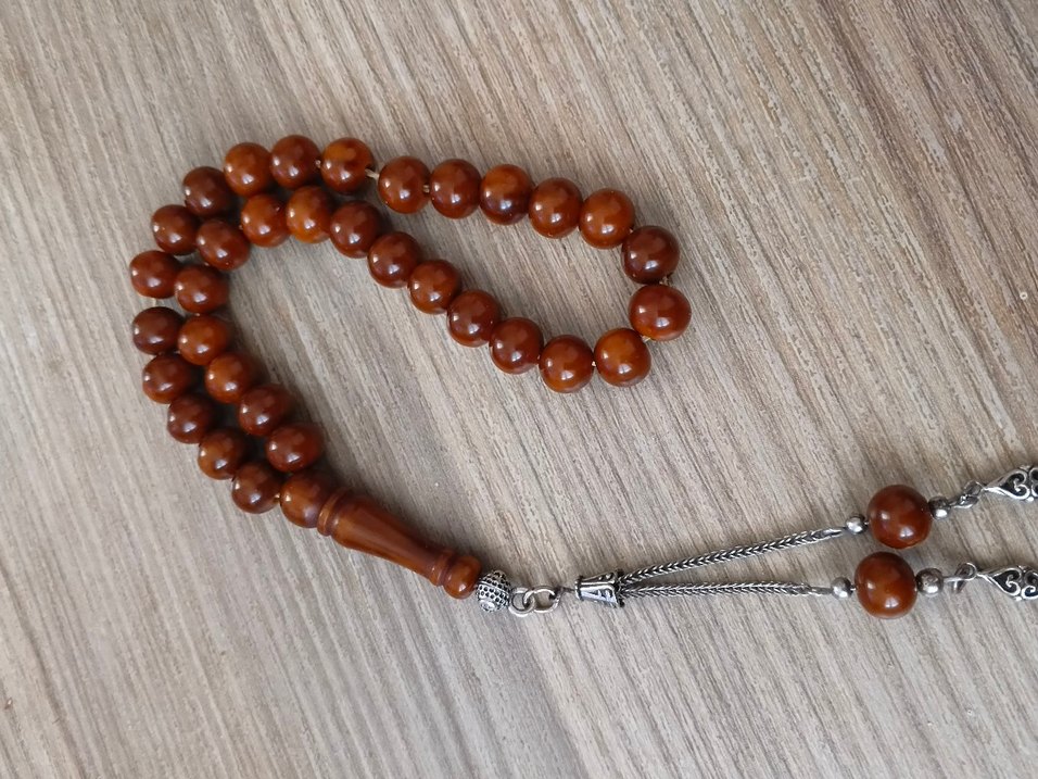 Parlak Kahverengi Erkek Tesbih - Görsel 2