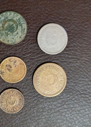 Erkek Vintage Madeni Para Rozetleri - Görsel 2