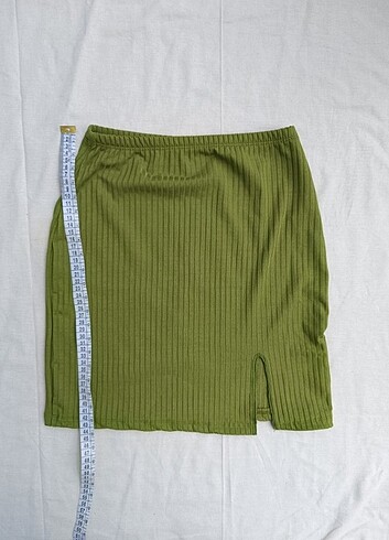 Haki mini etek