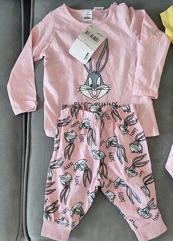 LC Waikiki Lcw civil hello baby tişört pijama takımı zıbın 