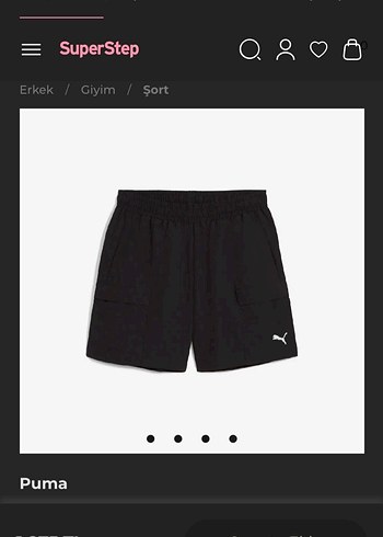 Puma Erkek Siyah Şort XL - Görsel 2