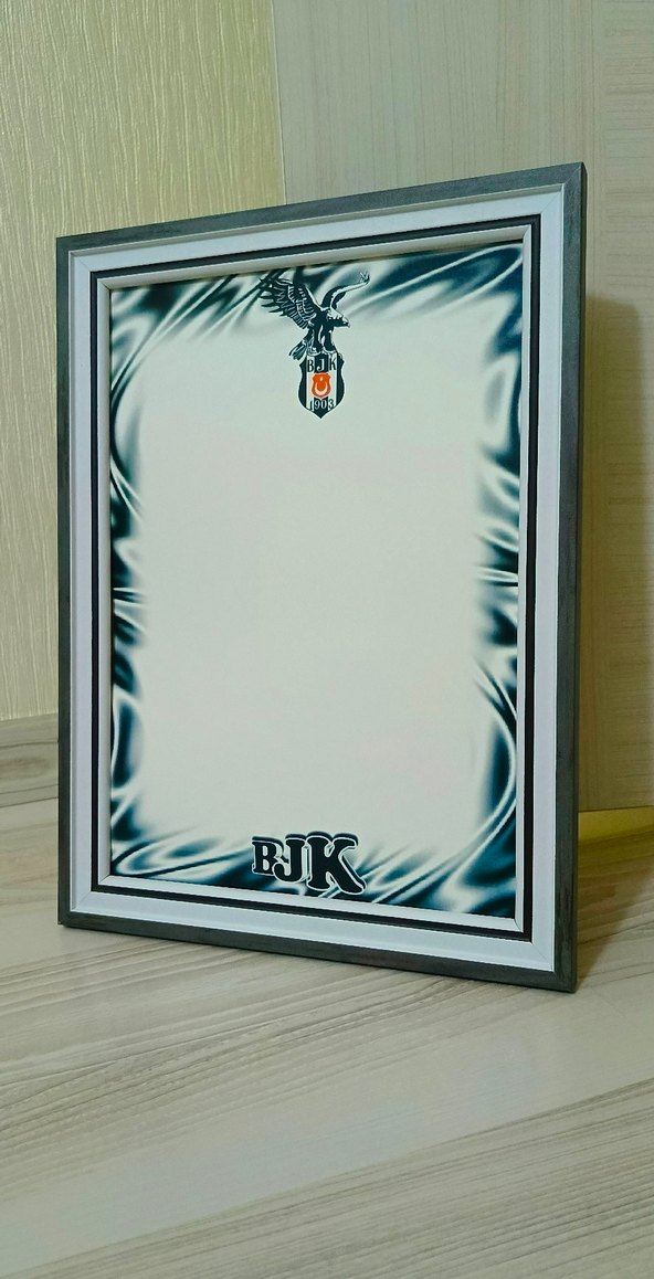 isme Özel taraftar çerçeveli tablolar - Görsel 3