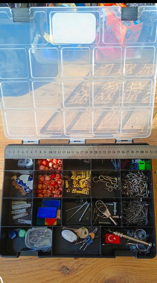 18 bölmeli Organizer kutu - Görsel 4