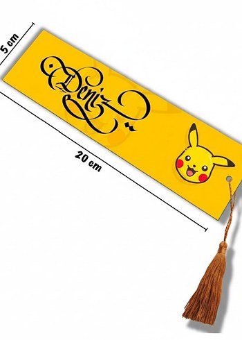 isme Özel çok şık püsküllü kitap ayracı - Görsel 10