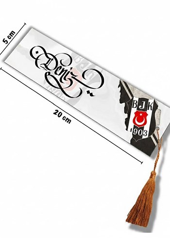 isme Özel çok şık püsküllü kitap ayracı - Görsel 11