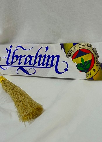 isme Özel çok şık püsküllü kitap ayracı - Görsel 5