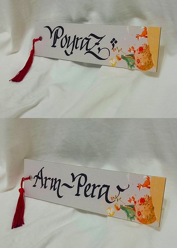 isme Özel çok şık püsküllü kitap ayracı - Görsel 6