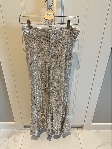 Zara payetli pantolon